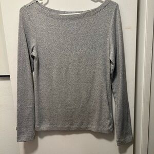GAP Heather boat neck Neck Top